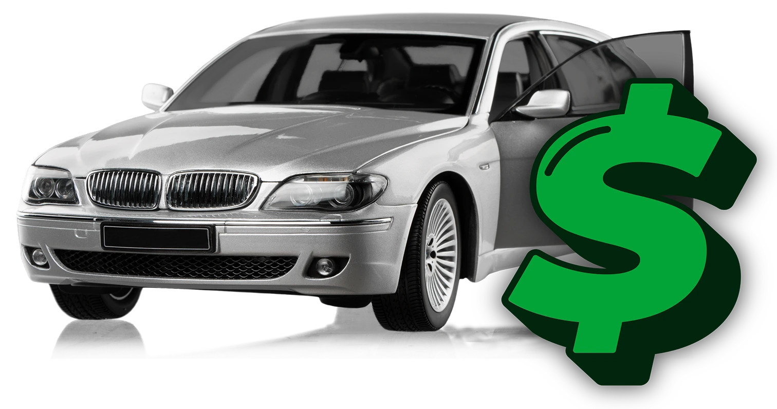 Carros representando financiamento